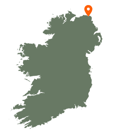 Ballycastle Karte
