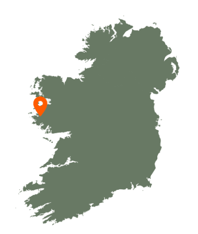 Connemara National Park Karte