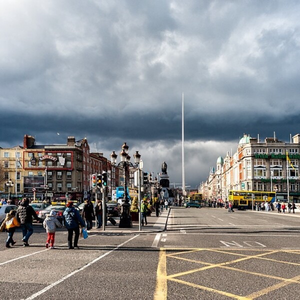 The Spire or Monument of Light in Dublin