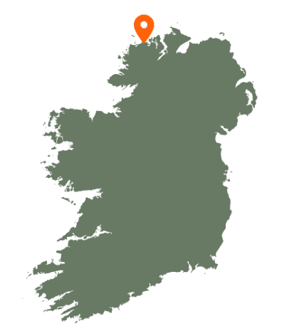 Dunfanaghy Karte