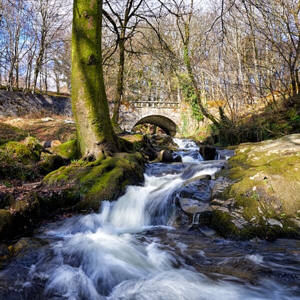 Cloghleagh Bridge und Shankill River