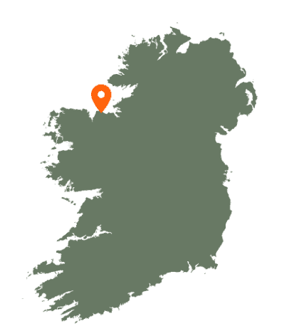 Split Rock / Fionn Mac Cumhal's Stone Karte
